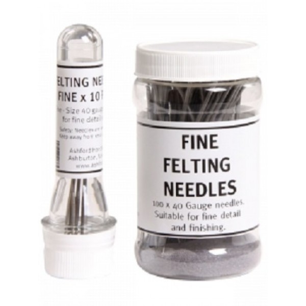 Ashford Felting Needle Fine (10 pack) - 40 gauge