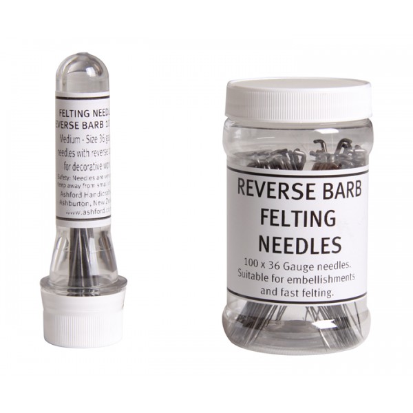 Ashford Felting Needle Reverse Barb - 36 gauge (pack of 100)