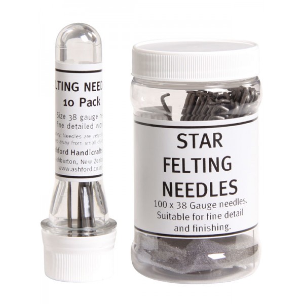 Ashford Felting Needle Star (10 pack) - 38 gauge