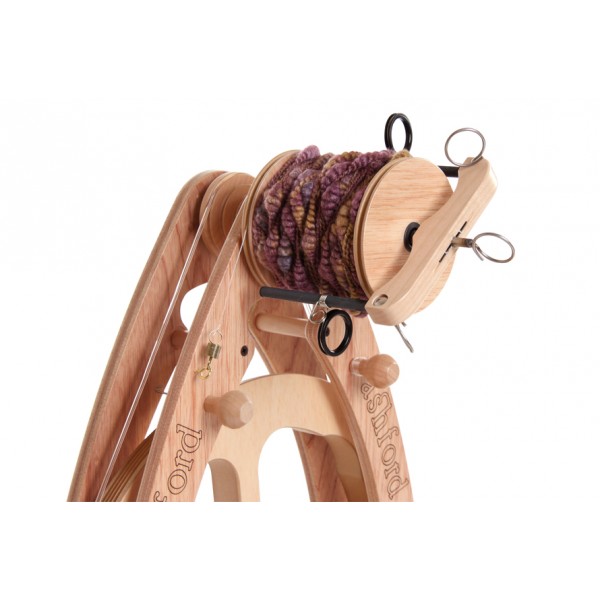 Ashford Freedom Flyer - Joy Jumbo Sliding Hook Flyer & Jumbo Bobbin - Lacquered