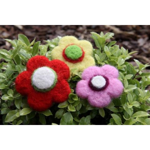 Ashford Needle felting kit- flowers